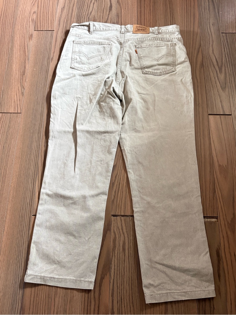 VTG Orange Tab Levi's Light Beige  Jeans